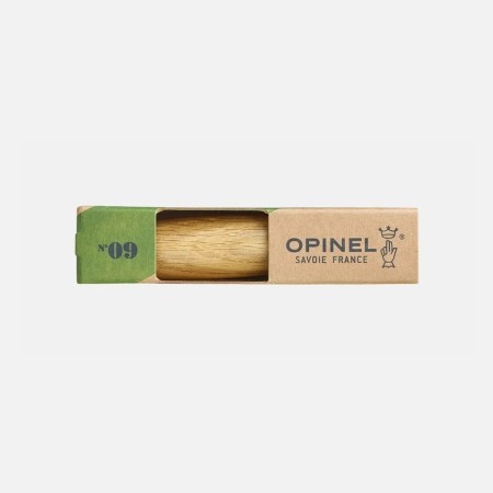 Нож Opinel №9, нержавеющая сталь, дубовая рукоять в картонной коробке 002424 (Царапины на лезвии)