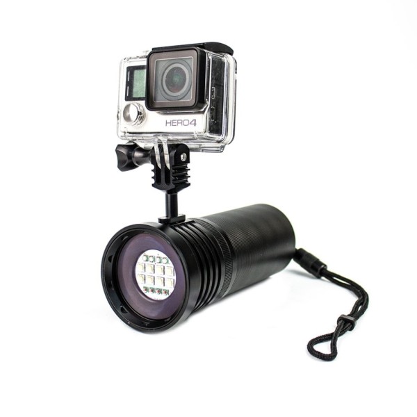 Уцененный товар Фонарь дайвинговый Ferei Shine W167 8 x CREE XM-L2 холодный(Без З/У)