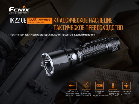Фонарь Fenix тактический TK22UE
