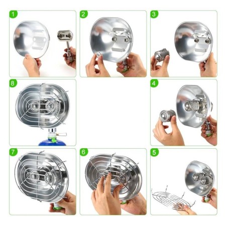 Уцененный товар Портативный газовый обогреватель BRS-H22(Вскрытая упаковка. Возможно слегка надорвана)