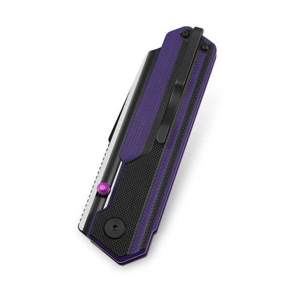 Нож Bestech Tardis сталь D2, рукоять G10 черно-фиолетовая
