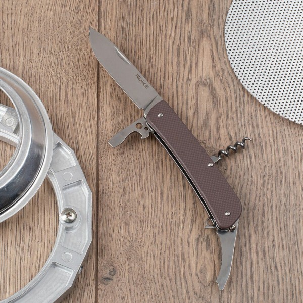 Многофункциональный нож Ruike L21-N коричневвый