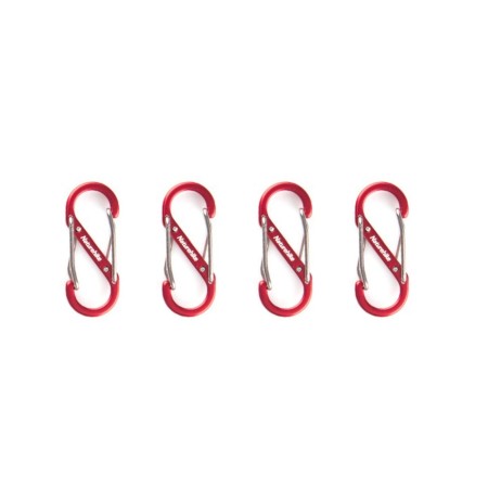 Карабин многофункциональный Naturehike NH20GS004 S-Type 4 см, 4шт