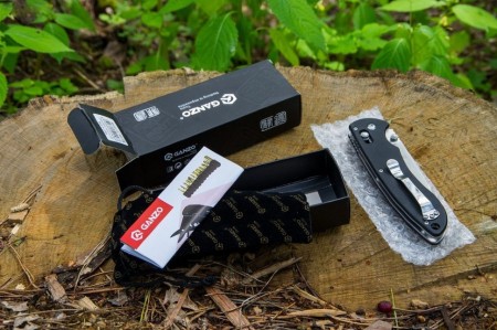 Нож складной Ganzo G740-BK черный (Витрин. образец.)