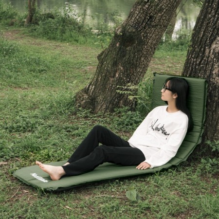 Коврик самонадувной туристический Naturehike D03 Army Green, 6927595773680