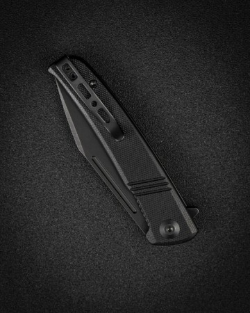 Складной нож SENCUT Brazoria D2 Steel Black Stonewashed Handle G10 Black
