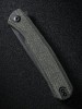 Складной нож SENCUT Scitus D2 Steel Black Stonewashed Handle Dark Green Canvas Micarta