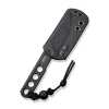 Нож CIVIVI Fixed Blade Circulus сталь 10Cr15CoMoV, рукоять из нержавеющей стали с каменной (Вскрытая, поврежден. упаковка)