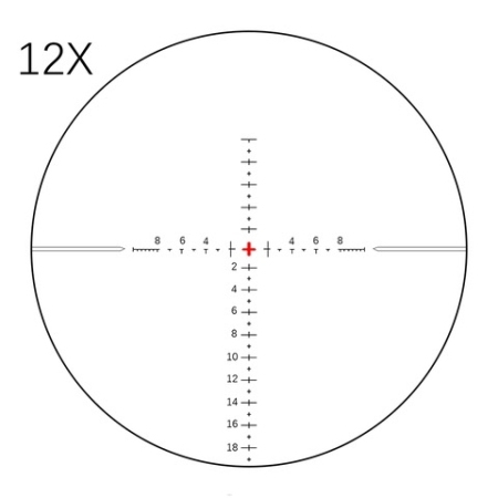 Прицел оптический Veber Black Russian 3-12x42 SF FFP RG