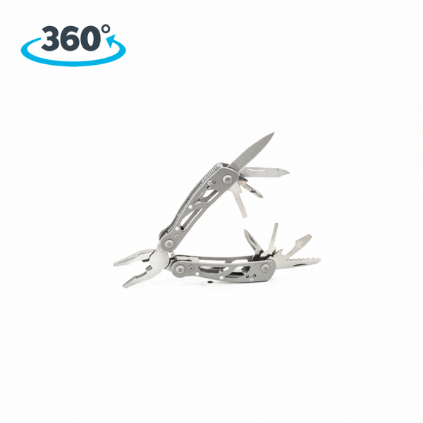 Мультитул Ganzo G104S (10 в 1) серебристый мини