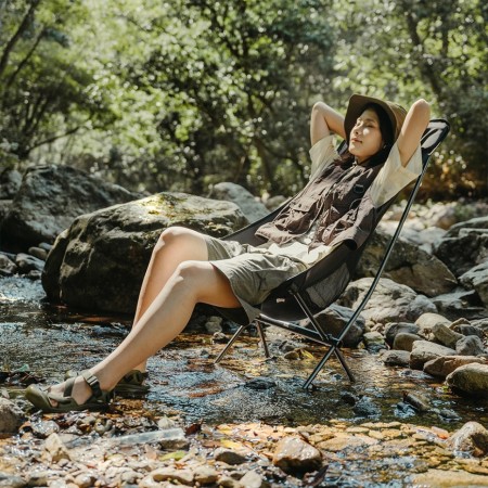 Кресло Naturehike Moon Chair CNK2450JJ015 складное чёрный L, 6976023929410