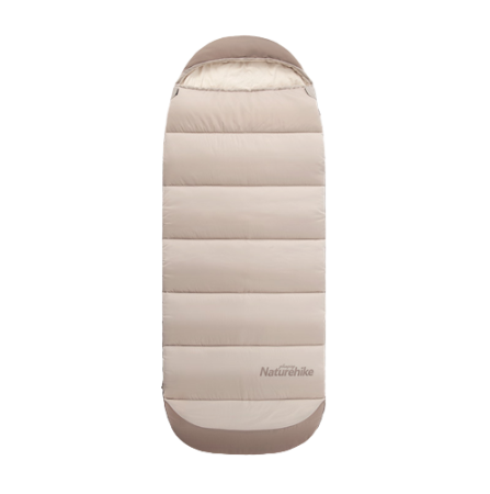 Мешок спальный Naturehike NH21MSD11 хаки, молния справа, 6927595788295