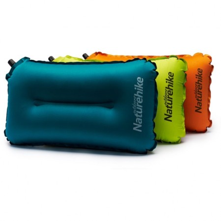 Подушка Naturehike NH17A001-L автоматического надува голубая, 6927595746257