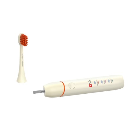 Звуковая зубная тревел-щетка Swiss Diamond SD-STB33802BG (3 режима, цвет бежевый)