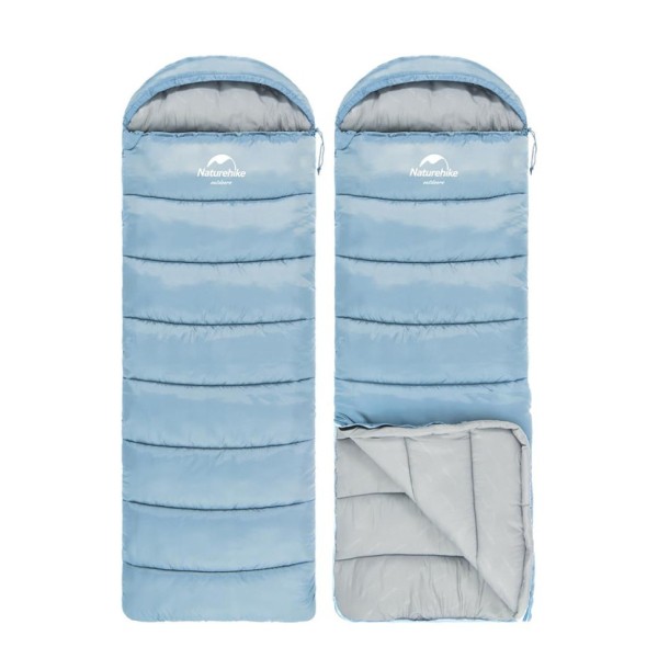 Спальный мешок Naturehike U250 U Series Twine Cotton синий