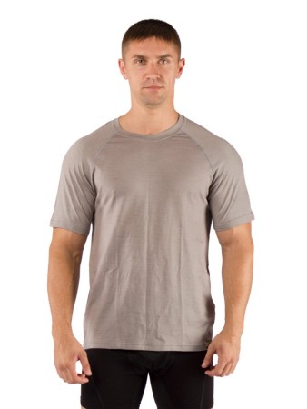Футболка  мужская Quido/ кор. рукав/ шерсть 160/ серый