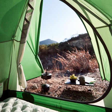 Палатка Naturehike Сloud Up CNK2450WS032 210T одноместная зелёная,6927595798614