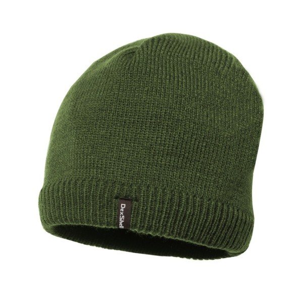 Водонепроницаемая шапка Dexshell Beanie Solo оливковый/зеленый S/M (56-58 см) (вскрыта упаковка)