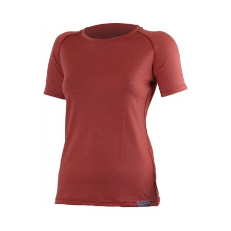 Уцененный товар Футболка  женская ALEA/ кор.рукав/ Шерсть 160/ красная/ 2XS (коробка порвана),