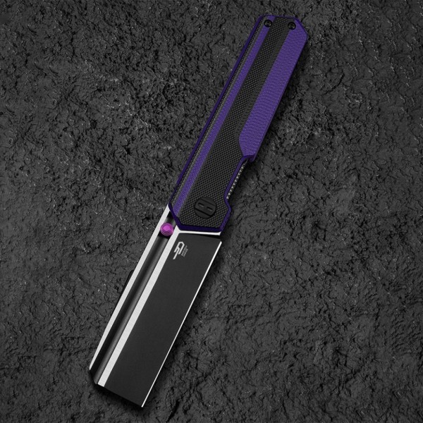 Нож Bestech Tardis сталь D2, рукоять G10 черно-фиолетовая (Поврежденная упаковка)