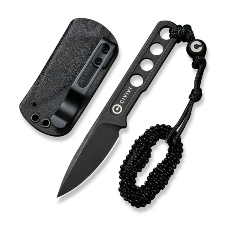 Нож CIVIVI Fixed Blade Circulus сталь 10Cr15CoMoV, рукоять из нержавеющей стали с каменной (Вскрытая, поврежден. упаковка)