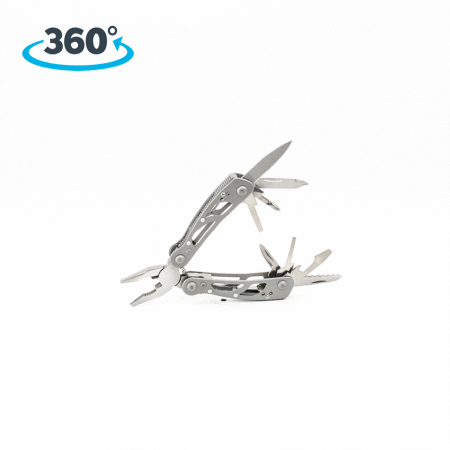 Мультитул Ganzo G104S (10 в 1) серебристый мини (В комплектации нет чехла)