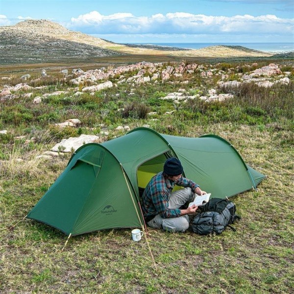 Палатка двухместная Naturehike Opalus NH20ZP001,оранжевая, 6927595750667