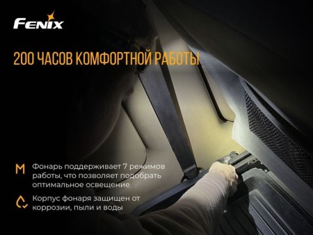 Фонарь Fenix налобный HL40R Cree XP-LHIV2 LED серый 600 люмен (Вскрытая, поврежденная упаковка.)