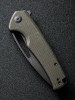 Складной нож SENCUT Mims 9Cr18MoV Steel Black Stonewashed Handle Dark Green Canvas Micarta