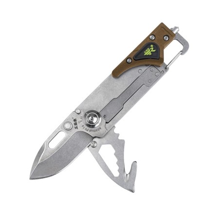 Многофункциональный нож Sanrenmu 6050LUF-PV-T4 коричневый