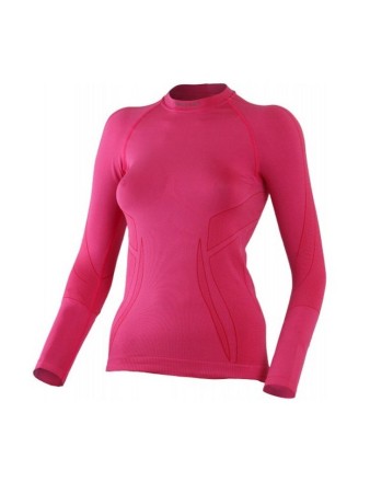 Футболка  женская Arna/ дл. рукав/ синтетика 180/ розовая