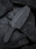 Нож CIVIVI Fixed Blade Elementum D2 Steel Black Stonewash Handle G10 Black