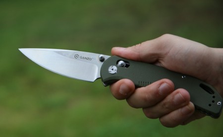 Нож Ganzo G7531 зеленый, G7531-GR