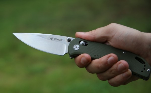Нож Ganzo G7531 зеленый, G7531-GR