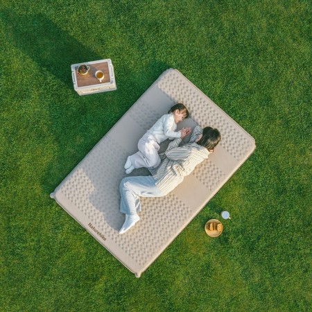 Коврик Naturehike CNK2300WS012 самонадувной двухспальный коричневый 6,5см, 6927595753989