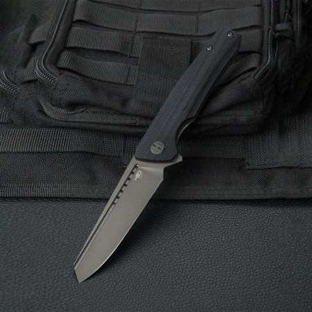 Нож Bestech Slyther сталь 14C28N, рукоять G10 черная