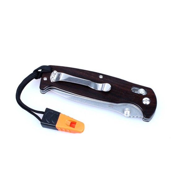 Нож Ganzo G7412-WS темное дерево, G7412-WD2-WS