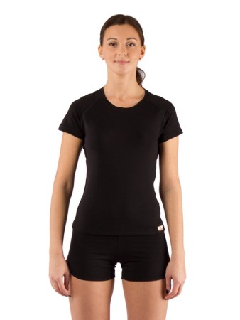 Футболка  женская ATEA/ кор. рукав/ шерсть 160/ черный