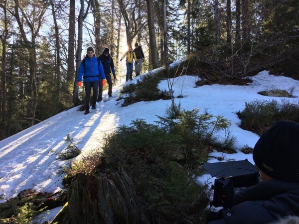 Водонепроницаемые носки Dexshell Wading черный/зеленый