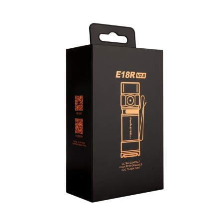 Фонарь Fenix E18R V2.0 в подарочной упаковке, цвет небула