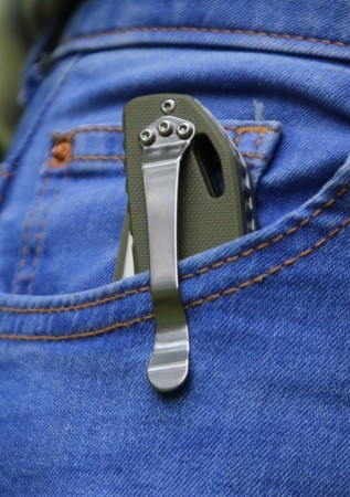 Нож Ganzo G7531 зеленый, G7531-GR