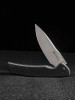 Складной нож SENCUT Tynan 10Cr15CoMoV Steel Gray Stonewashed Handle Stainless Black