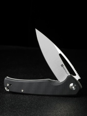 Уцененный товар Складной нож SENCUT Mims 9Cr18MoV Steel Satin Finished Handle G10 Black(Витринный образец, не родная упаковка)