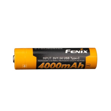 Аккумулятор 18650 Fenix ARB-L18-4000U Rechargeable Li-ion Battery с разъемом для USB