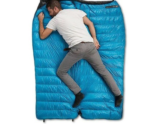 Мешок спальный  Naturehike CWZ400 NH19W400-Z с пуховым конвертом  М черный, 6927595765357