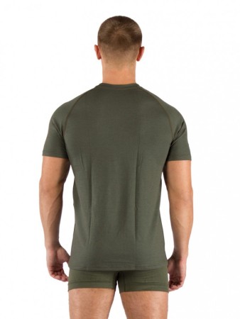 Футболка  мужская Quido/ кор. рукав/ шерсть 160/ зеленый