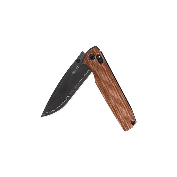 Нож складной SRM Terrier 258L-MN2 коричневый (Вскрытая, поврежденная упаковка.)