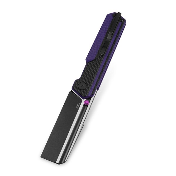 Нож Bestech Tardis сталь D2, рукоять G10 черно-фиолетовая