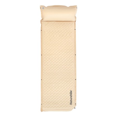 Коврик Naturehike CNK2300DZ014 D01 самонадувной с подушкой бежевый 3см, 6976507663397