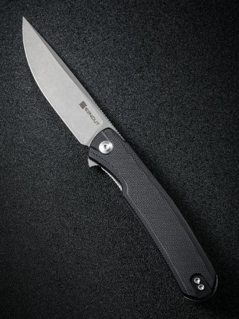 Складной нож SENCUT Scitus D2 Steel Gray Stonewashed Handle G10 Black